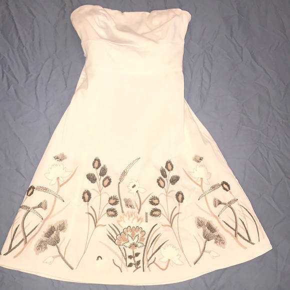 guess white floral dress